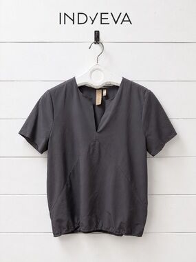 INDYEVA Gray Technical Short Sleeve Top Size M